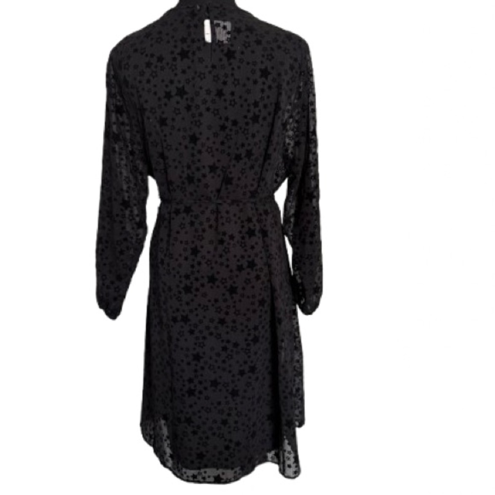 Black Star Pattern Dress